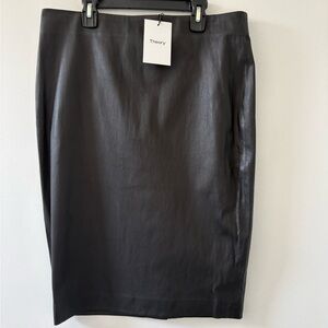 Theory, skinny pencil skirt, soft leather tag still on never worn